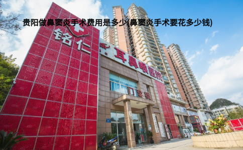 貴陽(yáng)做鼻竇炎手術(shù)費(fèi)用是多少(鼻竇炎手術(shù)要花多少錢)