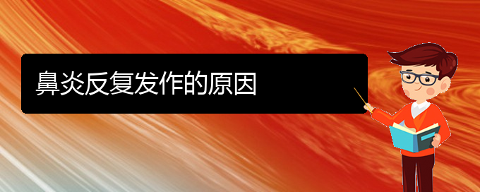 (貴陽肥厚性鼻炎治療方法)鼻炎反復發(fā)作的原因(圖1)