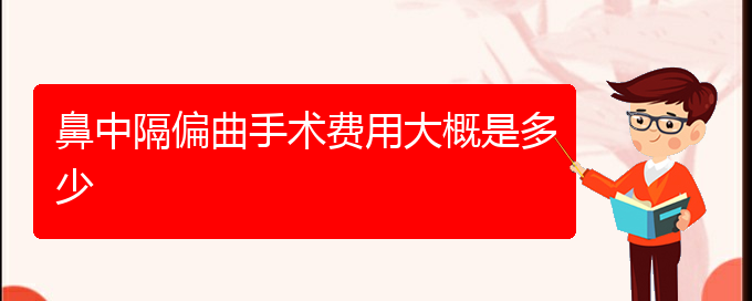 (貴陽治療鼻中隔偏曲哪家醫(yī)院技術(shù)好)鼻中隔偏曲手術(shù)費(fèi)用大概是多少(圖1)