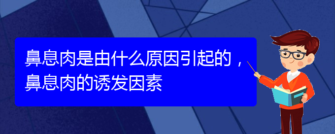 (看鼻息肉貴陽(yáng)哪個(gè)醫(yī)院好)鼻息肉是由什么原因引起的，鼻息肉的誘發(fā)因素(圖1)