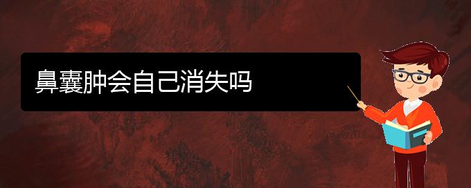 (貴陽(yáng)一般看鼻腔腫瘤多少錢(qián))鼻囊腫會(huì)自己消失嗎(圖1)